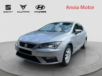 Usado Seat Leon Style 116 CV (85 kW) 2019 Plata Berlina