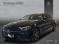 Usado Mercedes C200 AMG line 204 CV (150 kW) 2021 Azul cavansita