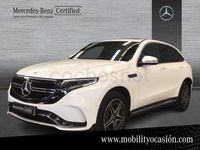 Usado Mercedes EQC400 AMG line 300 kW (408 CV) 2021 Blanco polar SUV