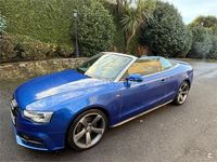 Usado Audi A5 Cabriolet S-Line 190 CV (139 kW) 2016 Azul Descapotable