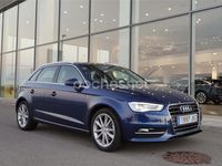 Usado Audi A3 Ambition 110 CV (80 kW) 2015 Azul Berlina