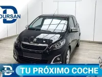 Usado Peugeot 108 Active 72 CV (52 kW) 2022 Negro Berlina