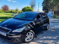 Usado Peugeot 308 Active 130 CV (95 kW) 2017 Negro Berlina