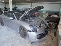 Usado Porsche 911 Carrera 4S Cabriolet 450 CV (330 kW) 2020 Gris / plata Descapotable