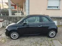 Usado Fiat 500 Lounge 69 CV (50 kW) 2011 Negro Berlina