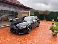 Usado Audi A3 S-Line 150 CV (110 kW) 2015 Negro Berlina