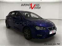 Usado Seat Leon Style 130 CV (95 kW) 2019 Azul Berlina