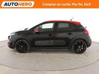 Usado Citroën C3 PureTech 82 CV (60 kW) 2018 Negro Utilitario