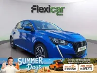 Usado Peugeot 208 Allure 100 CV (73 kW) 2020 Azul Utilitario
