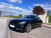 Usado Mercedes C220 AMG line 170 CV (125 kW) 2014 Negro Berlina