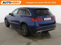 Usado Mercedes GLC300e AMG line 306 CV (225 kW) 2020 Azul SUV