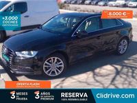 Usado Audi A3 Attraction 105 CV (77 kW) 2015 Negro Berlina