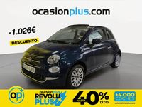 Usado Fiat 500 Dolcevita 70 CV (51 kW) 2021 Azul Descapotable