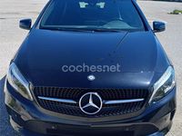 Usado Mercedes A180 AMG line 122 CV (89 kW) 2017 Negro Berlina