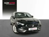 Usado Seat Leon FR 131 CV (96 kW) 2023 Negro Berlina