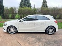 Usado Mercedes A180 AMG line 109 CV (80 kW) 2014 Blanco Berlina
