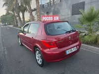 Usado Peugeot 307 110 CV (80 kW) 2007 Granate Berlina