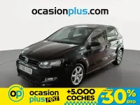 Usado VW Polo Advance 75 CV (55 kW) 2009 Negro Utilitario