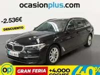 Usado BMW 520 190 CV (139 kW) 2018 Negro Familiar
