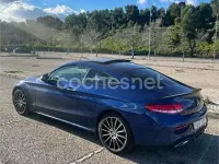 Usado Mercedes C250 AMG line 204 CV (150 kW) 2016 Azul Coupe