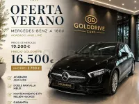 Usado Mercedes A180 116 CV (85 kW) 2018 Negro Berlina