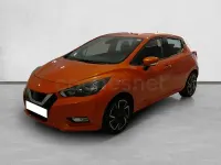 Usado Nissan Micra Acenta 92 CV (67 kW) 2022 Naranja Utilitario