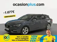 Usado Seat Leon FR 150 CV (110 kW) 2021 Gris / plata Familiar