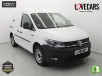 Käytetty VW Caddy 102 HP (75 kW) 2021 Valkoinen Tila-auto