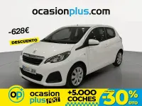 Usado Peugeot 108 Active 82 CV (60 kW) 2016 Blanco Utilitario