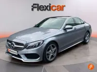 Usado Mercedes C220 AMG line 170 CV (125 kW) 2016 Gris Berlina