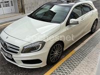 Usado Mercedes A180 AMG line 109 CV (80 kW) 2015 Blanco Berlina