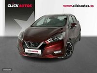 Usado Nissan Micra Acenta 92 CV (67 kW) 2021 Rojo Utilitario