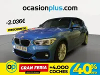 Usado BMW 118 150 CV (110 kW) 2017 Azul Utilitario