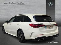Usado Mercedes C220 AMG line 200 CV (147 kW) 2023 Blanco Familiar