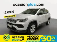 Usado Jeep Compass Longitude 130 CV (95 kW) 2021 Gris SUV