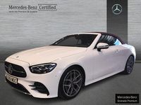 Usado Mercedes E220 AMG line 194 CV (142 kW) 2022 Blanco Descapotable