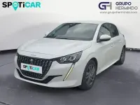 Begagnad Peugeot 208 Active 100 HK (73 kW) 2021 Vit Halvkombi
