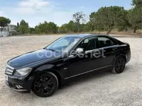Usado Mercedes C200 Avantgarde 136 CV (100 kW) 2009 Negro Berlina