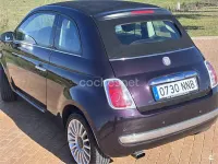 Usado Fiat 500C Lounge 85 CV (62 kW) 2012 Negro Descapotable