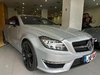 Usado Mercedes CLS63 AMG Shooting Brake AMG 585 CV (430 kW) 2013 Gris metalizado Familiar