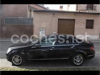 Usado Mercedes C200 Avantgarde 136 CV (100 kW) 2010 Negro Berlina
