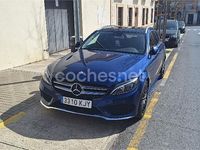 Usado Mercedes C220 170 CV (125 kW) 2018 Azul Familiar
