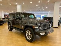 Usado Jeep Wrangler Unlimited Sahara 200 CV (147 kW) 2018 Gris / plata SUV