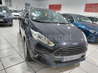 Usado Ford Fiesta Titanium 95 CV (69 kW) 2014 Azul Berlina