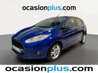 Usado Ford Fiesta Trend 95 CV (69 kW) 2017 Azul Utilitario