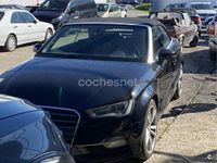 Usado Audi A3 Cabriolet Attraction 110 CV (80 kW) 2015 Negro Descapotable
