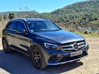 Usado Mercedes GLC220 AMG line 170 CV (125 kW) 2016 Gris / plata SUV