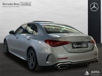 Usado Mercedes C220 AMG line 200 CV (147 kW) 2021 Gris Berlina
