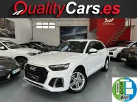 Usado Audi Q5 S-Line 204 CV (150 kW) 2021 Blanco SUV