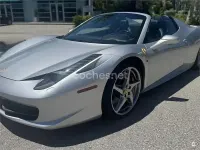 Usado Ferrari 458 578 CV (425 kW) 2013 Gris / plata Descapotable